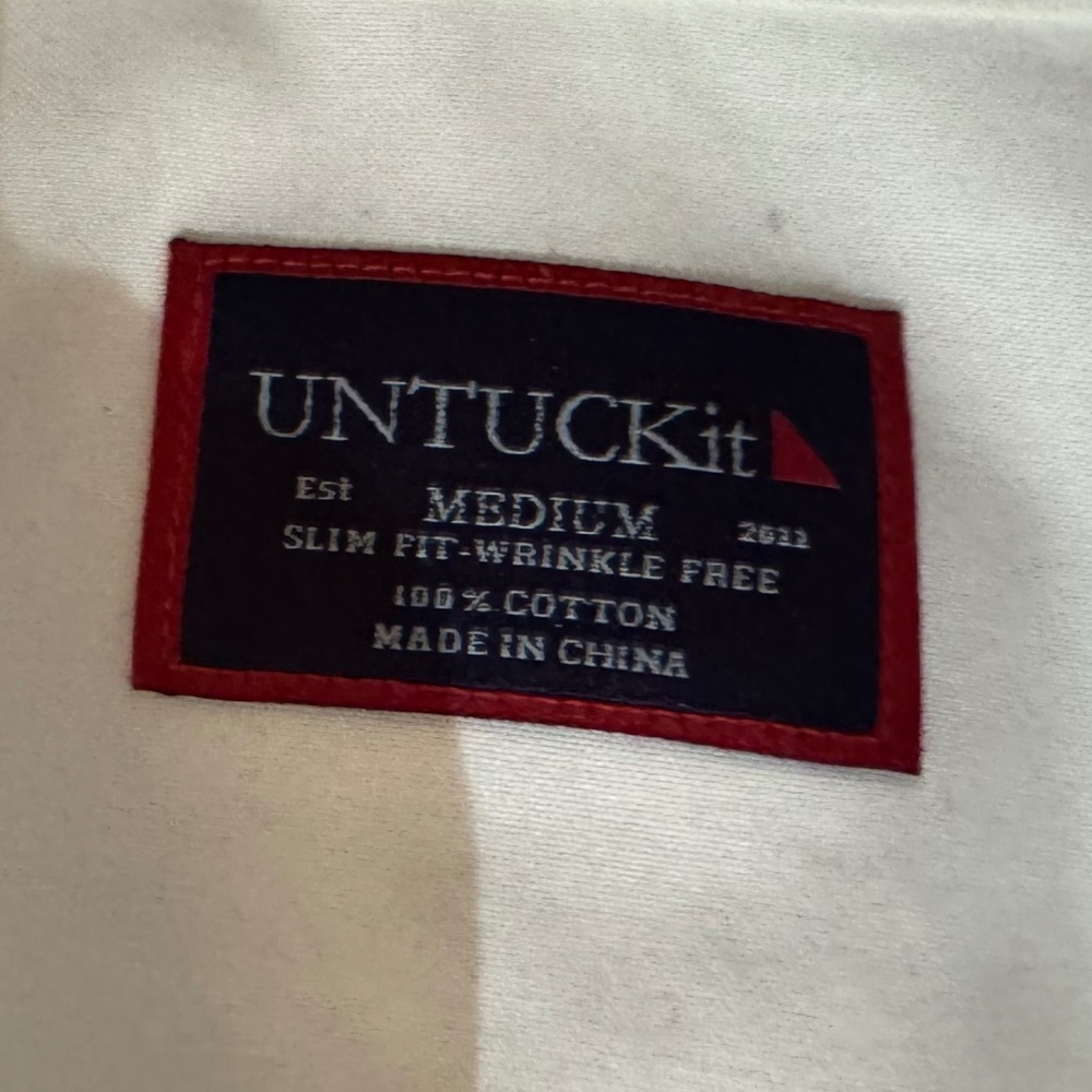 UNTUCKit medium Slim Fit Wrinkle Free Shirt Long Sleeve